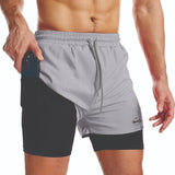 Carry Fitness - Men's Double Compression Shorts